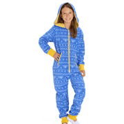 Tipsy Elves Sweaters Youth Blue Hanukkah Jumpsuit by Tipsy Elves (Sizes XS - XL)