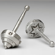 Emily Rosenfeld Dreidels Contemporary Pewter Dreidel by Emily Rosenfeld