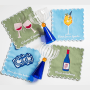 The Nosh Table Napkins L'Chaim Cocktail Napkins - Set of 4