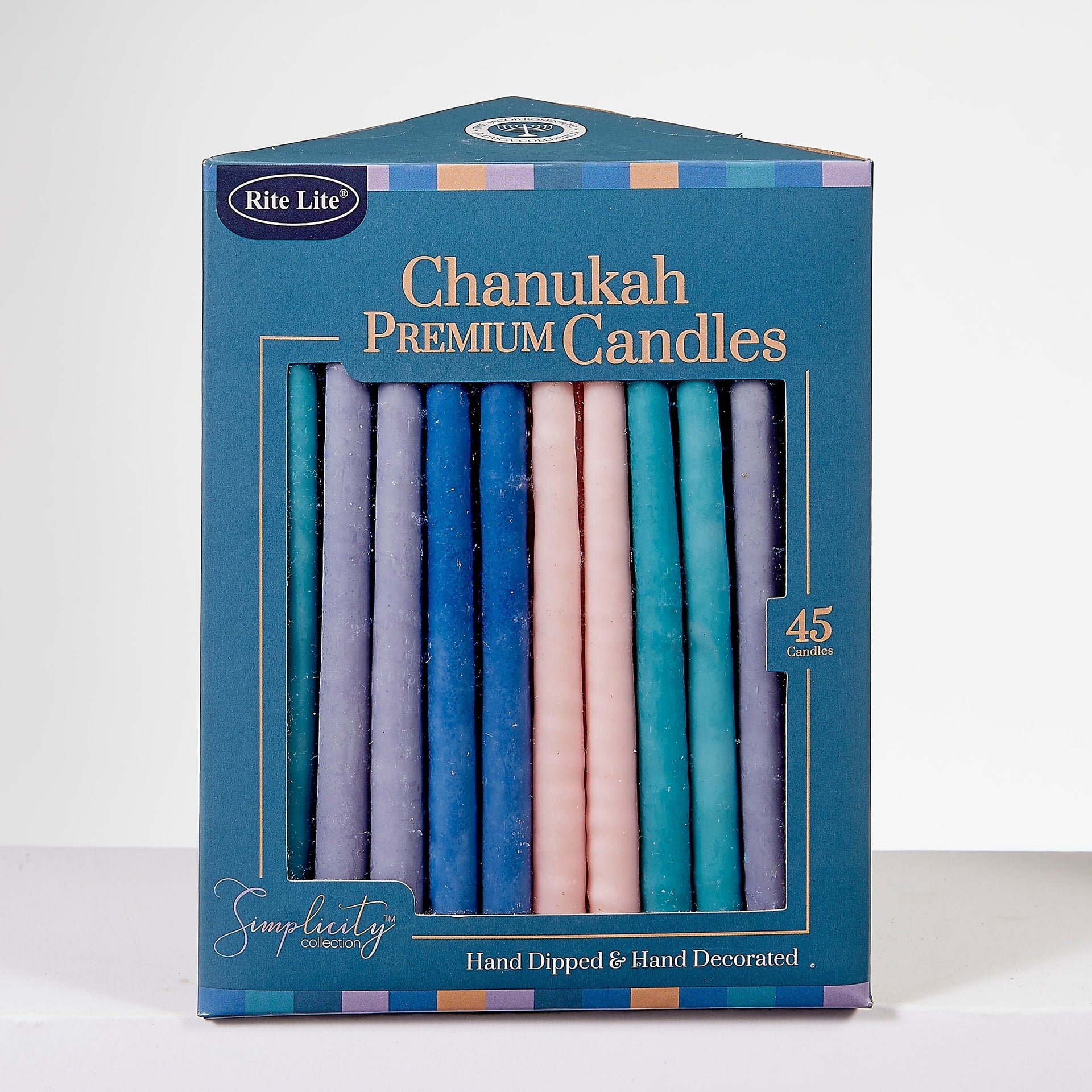 Rite Lite Hanukkah Candles Deluxe Hanukkah Candles - Simplicity Colors