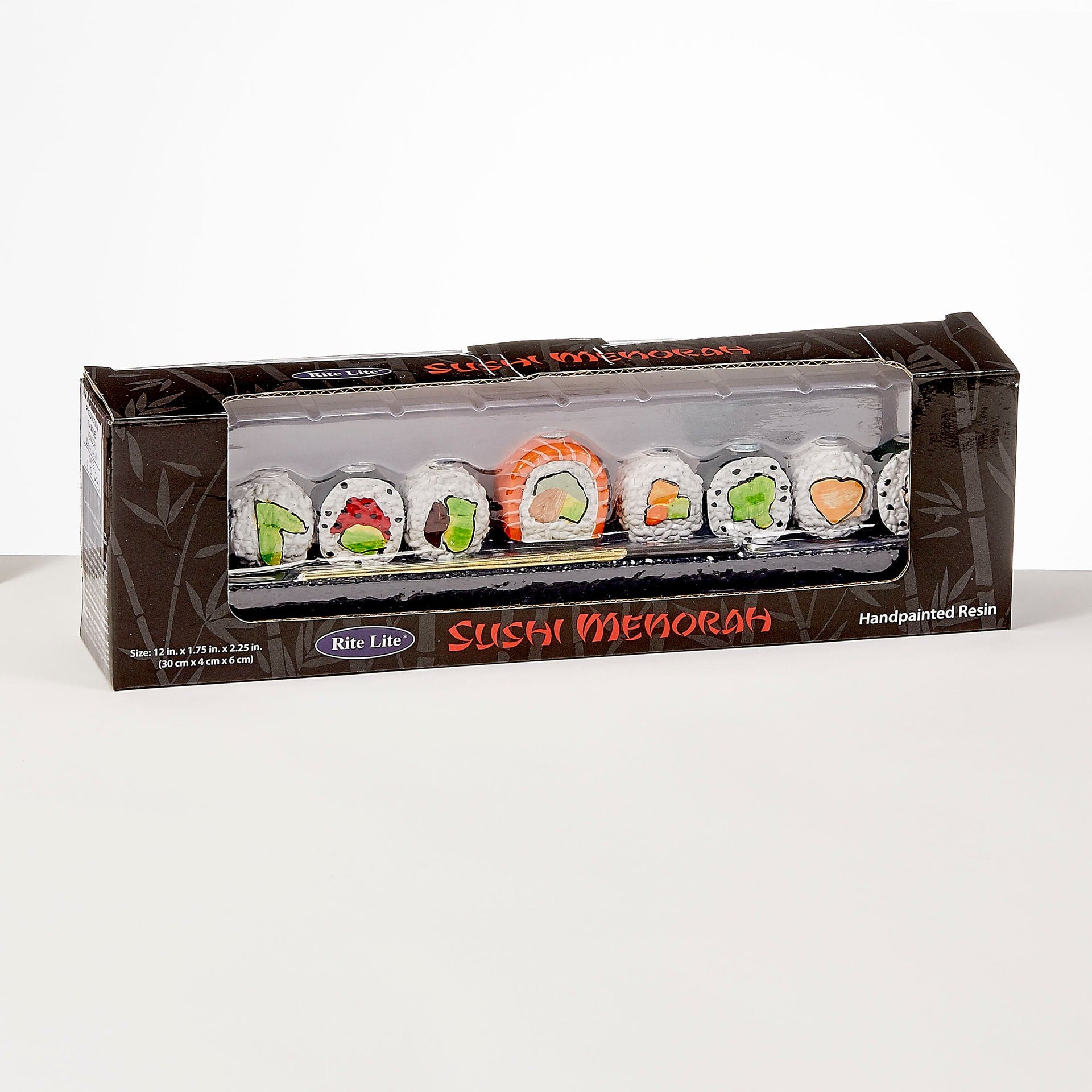 Rite Lite Menorahs Hand-Painted Sushi Menorah