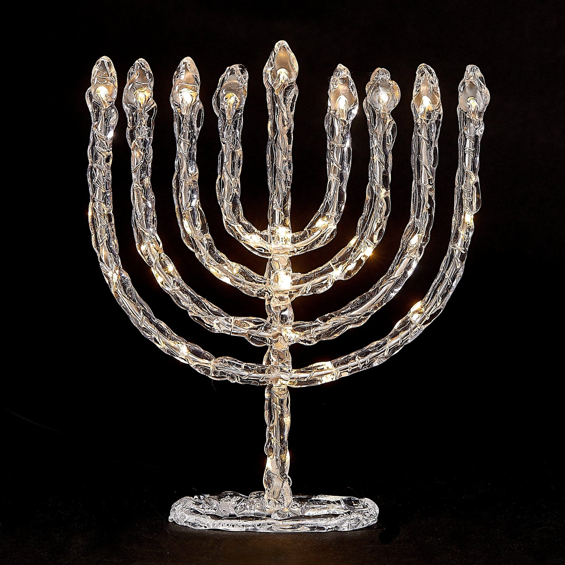 Aviv Judaica Menorahs LED Twinkling Menorah Decoration