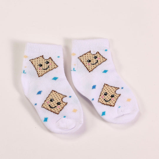 Passover Matzah Baby Socks - Size 12-24M