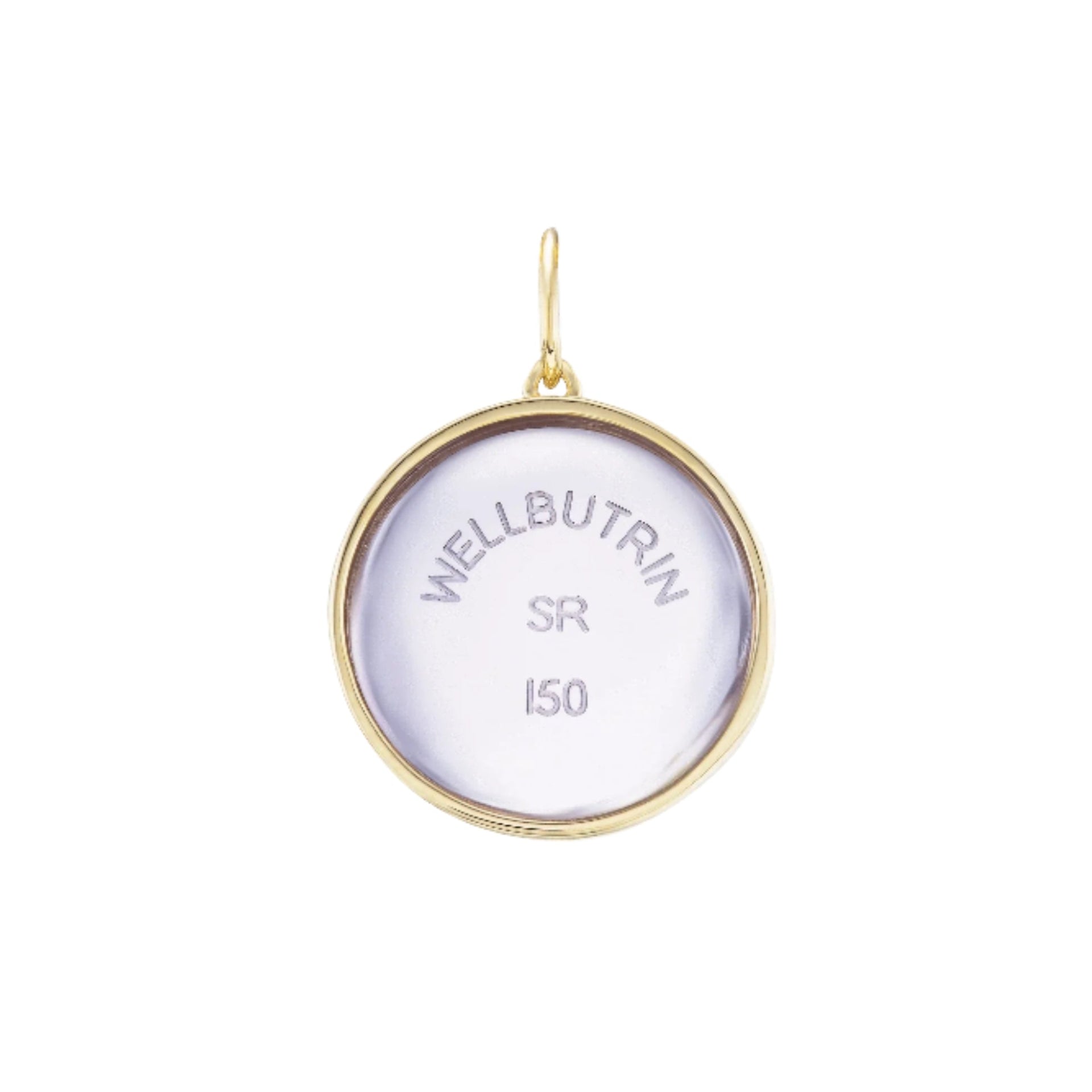 Mad Fine Necklaces No Chain Lavender Quartz Wellbutrin Necklace by Mad Fine - 14k Gold