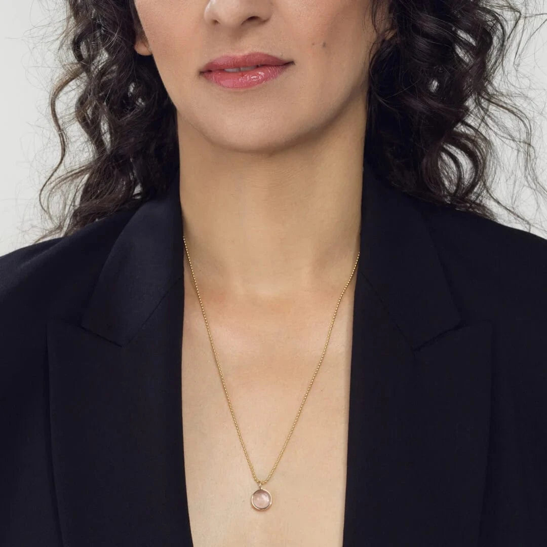 Mad Fine Necklaces Lavender Wellbutrin Pendant Necklace - 14k Yellow Gold