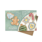 Sketchy Notions Cards Sweet Holiday Wishes Hanukkah and Christmas Card - Pack of 6