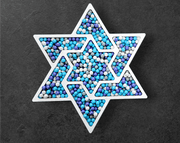 Makher Shop Serving Pieces Star of David Nut Tray / Candy Tray