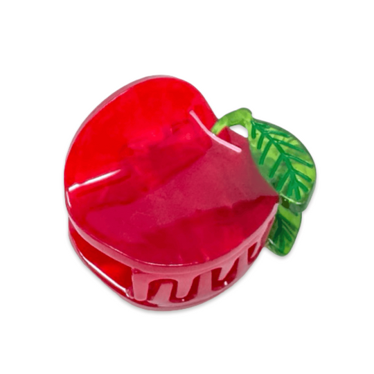 Mini Apple Hair Clip
