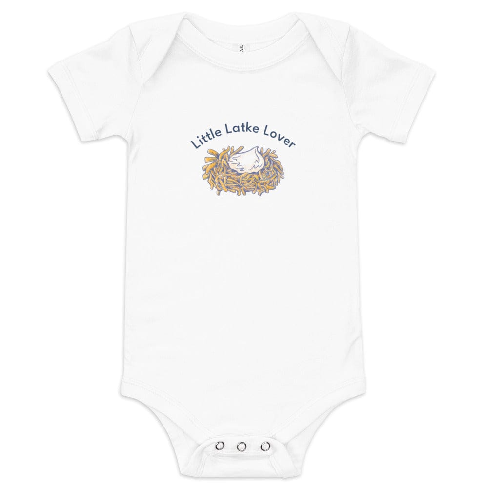 ModernTribe 3-6m Little Latke Lover Baby Onesie