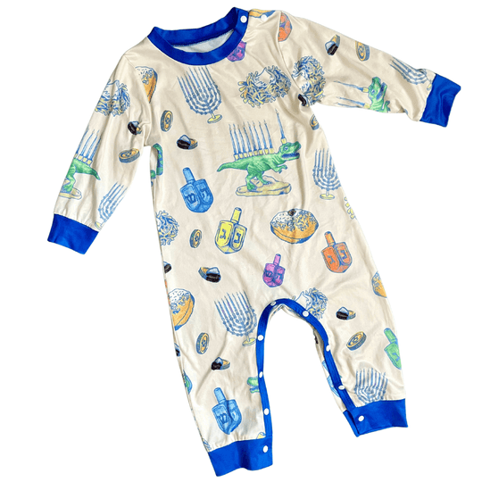 Hanukkah Light and Latkes Pajamas - (Baby Sizes 6M - 18M)