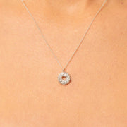 MAS Designs Jewelry Necklaces Gold Bagel & Lox Charm Necklace - Sterling Silver