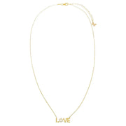 By Adina Eden Necklaces Star of David Love Necklace - Gold