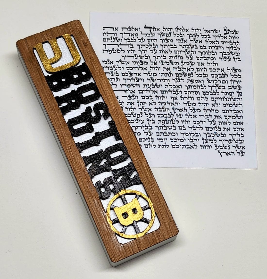 Glenn Grubard Designs Mezuzahs Boston Bruins Sports Mezuzah Case by Glenn Grubard - Choice of Team