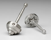 Emily Rosenfeld Dreidels Contemporary Pewter Dreidel by Emily Rosenfeld