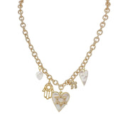 Love, Lisa Necklaces Shira Pearl Jewish Charm Necklace