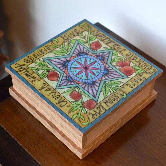 Seeds of Prosperity Star of David Keepsake Box