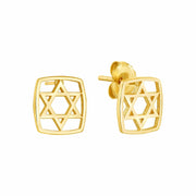 LeahJessicaJewelry Necklaces Magen David Ahava Earrings by Leah Jessica