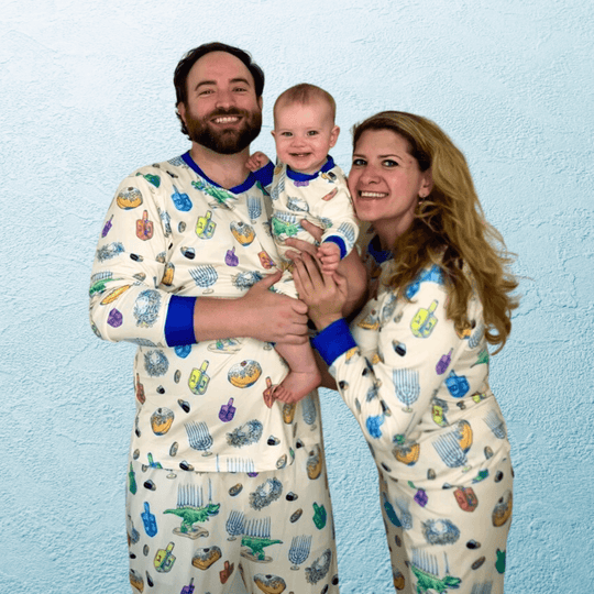 Hanukkah Light and Latkes Men's Pajamas - (Sizes S - 4XL)