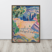 Beraishis Prints Brown / 24x32 Framed Kotel Bloom by Beraishis