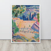 Beraishis Prints White / 24x32 Framed Kotel Bloom by Beraishis