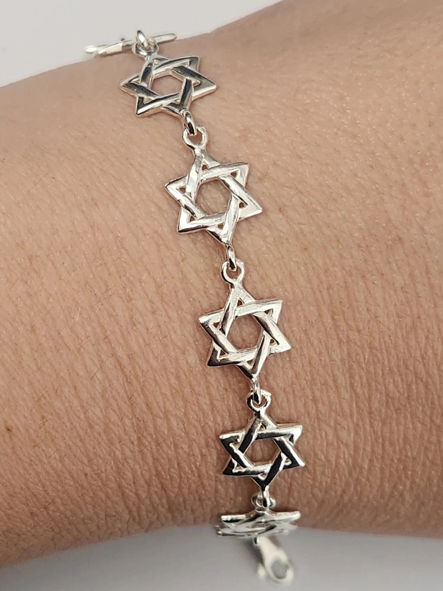 Bareket Jewelry Bracelets Classic Star of David Bracelet - Sterling Silver