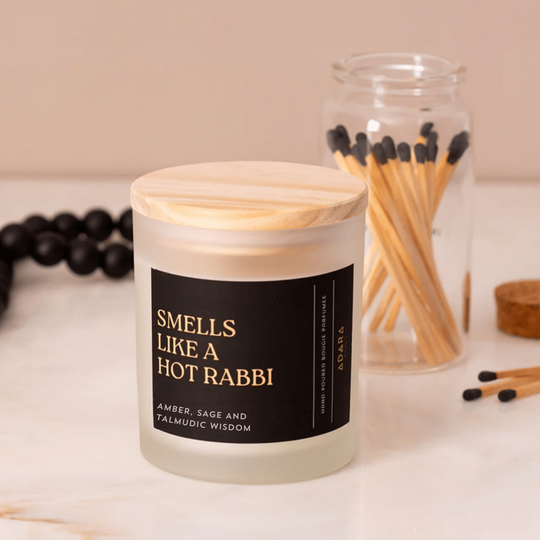 Smells Like a Hot Rabbi Scented Candle