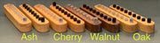 The Knotty Dane Menorahs Rounded Wooden Menorah - Choice of Wood