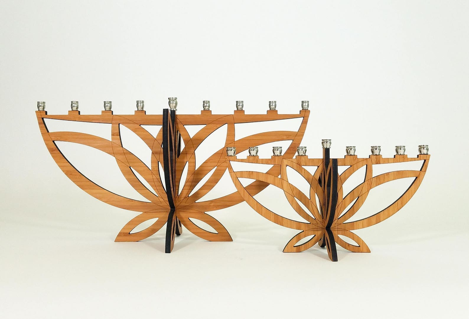 GioGio Design Menorahs Mini Lotus Flower Menorah