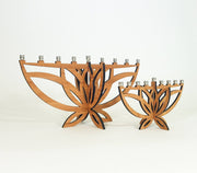 GioGio Design Menorahs Mini Lotus Flower Menorah