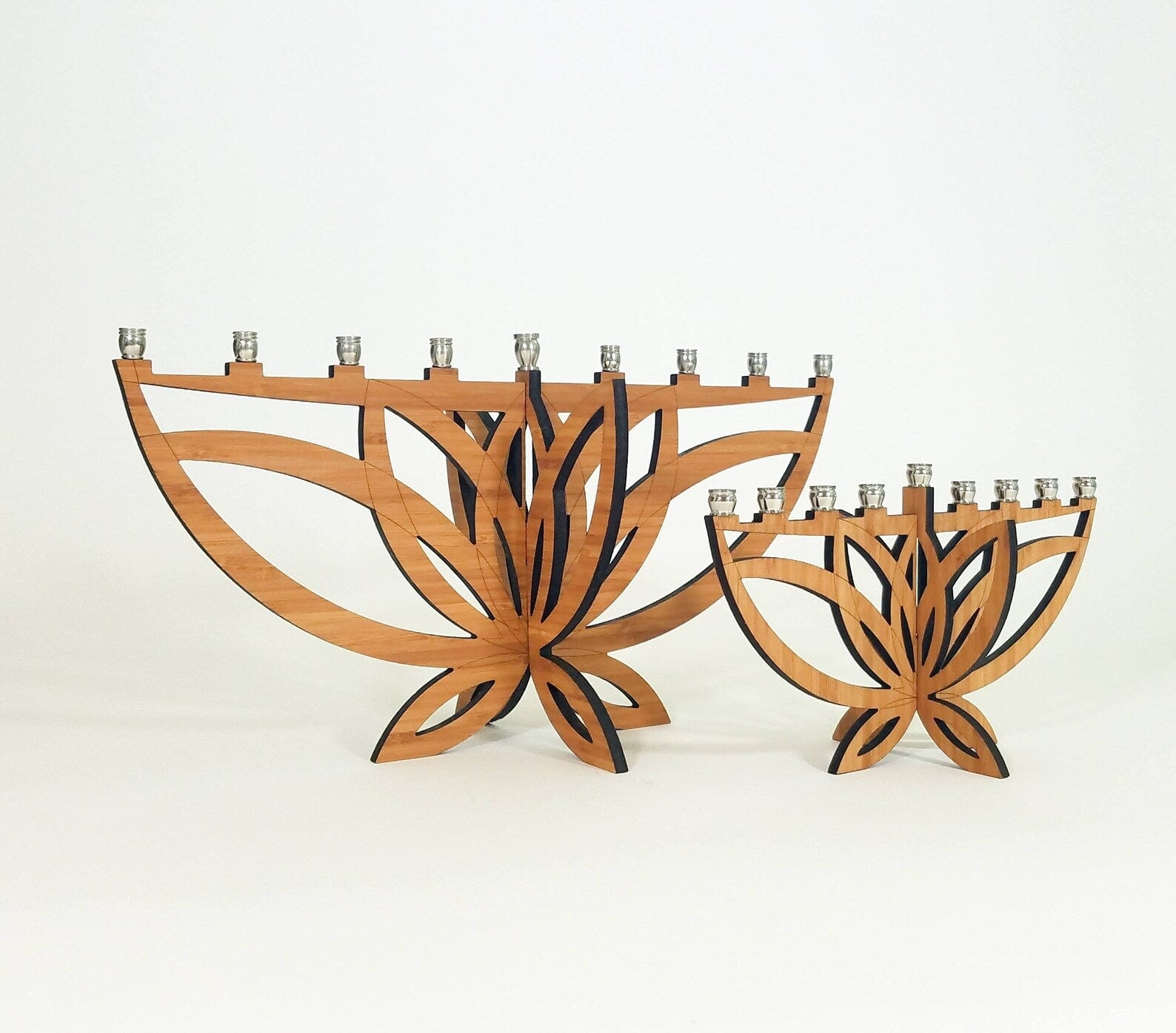 GioGio Design Menorahs Mini Lotus Flower Menorah