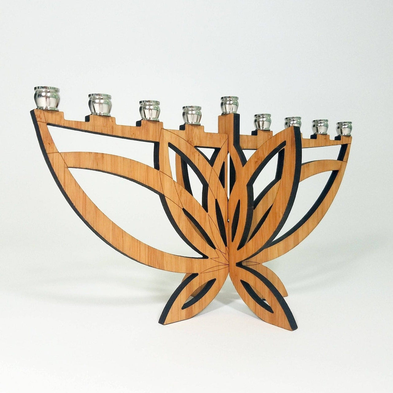 GioGio Design Menorahs Mini Lotus Flower Menorah