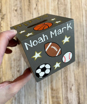 Lea Joelle Handmade Tzedakah Boxes Sports Tzedakah Box