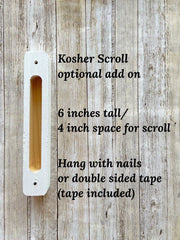 Lea Joelle Handmade Mezuzahs Personalized Zoo Animals Mezuzah - Cobalt Blue