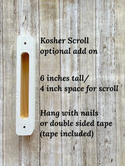 Lea Joelle Handmade Mezuzahs Personalized Hearts Mezuzah - Light Pink