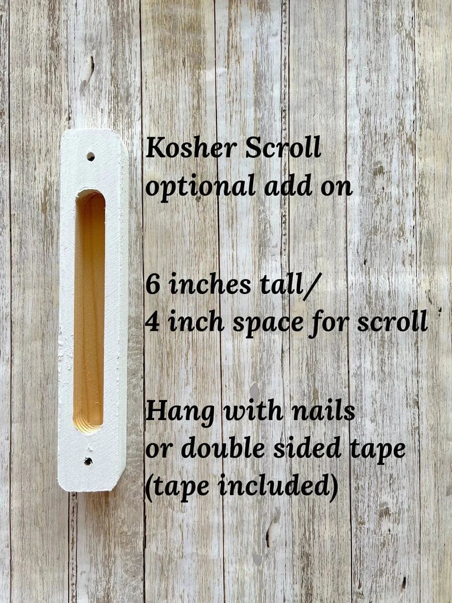 Lea Joelle Handmade Mezuzahs Personalized Hearts Mezuzah - Light Pink