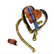 Gary Rosenthal Sculptures Wedding Keepsake Heart with Tube by Gary Rosenthal