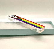 Florida-Funshine Mezuzahs Acrylic Non-Binary Progress Flag Mezuzah