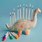 Mudpie Menorahs Color-Me Menorah-Saurus Set