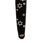 Lele Sadoughi Headbands Black Velvet Star of David Crystal Headband by Lele Sadoughi