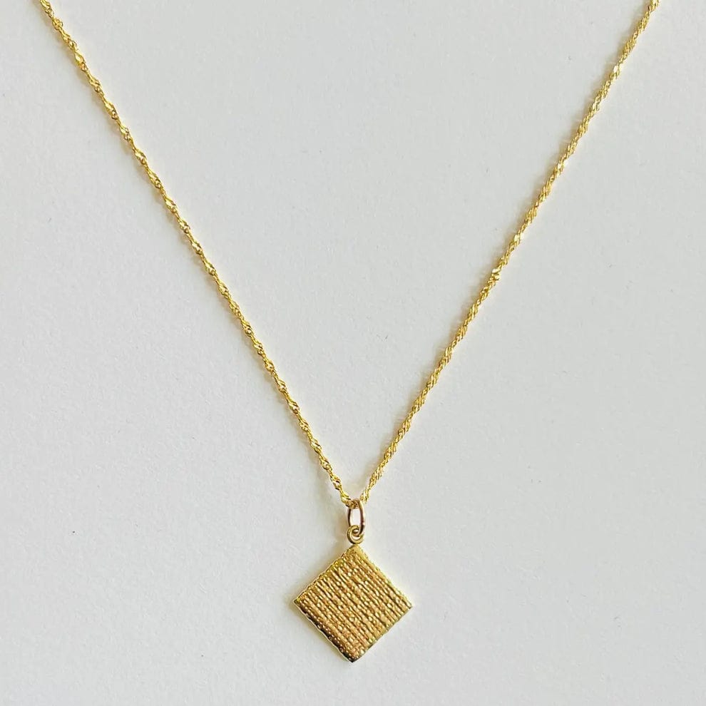 Banana Menorah Necklaces Matzah Charm Necklace - (14K Gold, Gold Vermeil or Sterling Silver)