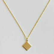 Banana Menorah Necklaces Matzah Charm Necklace - (14K Gold, Gold Vermeil or Sterling Silver)