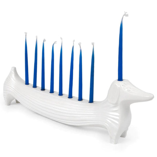 Dachshund Menorah by Jonathan Adler