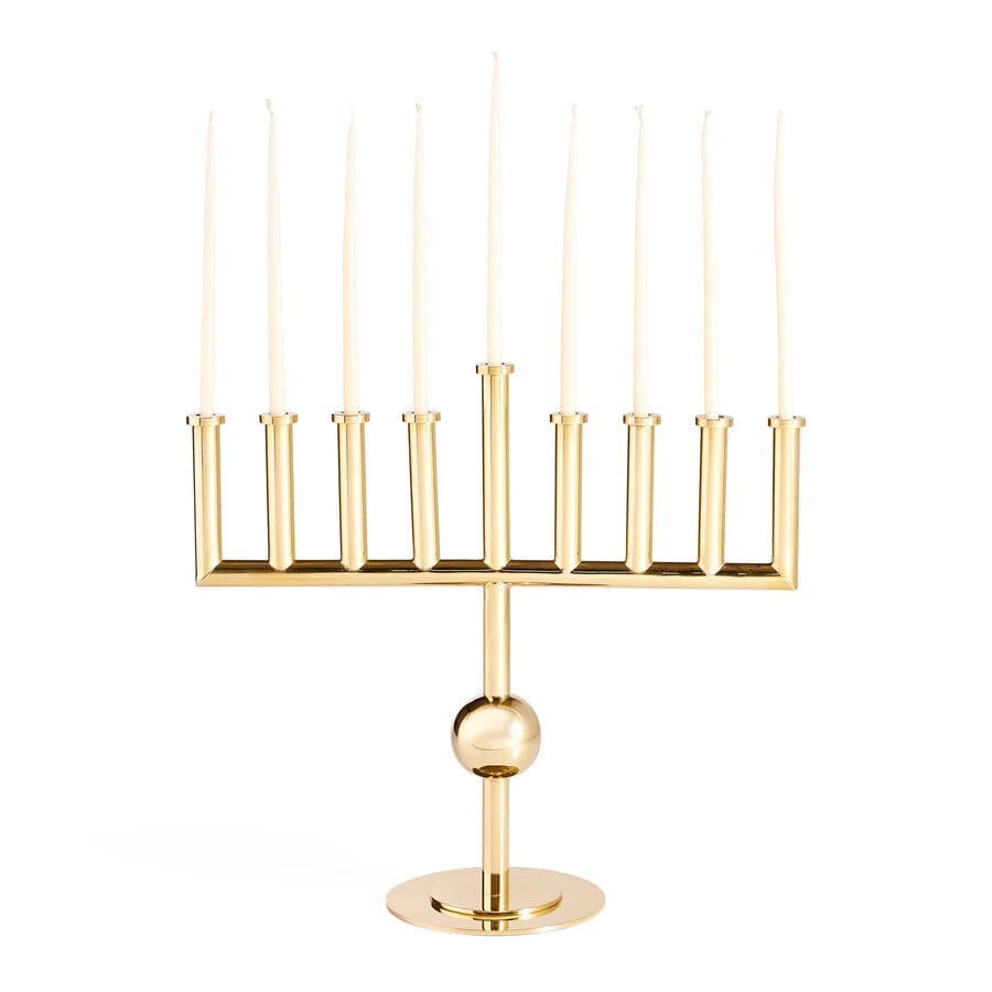 Jonathan Adler Menorahs Brass Vienna Menorah by Jonathan Adler