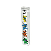 Florida-Funshine Mezuzahs Acrylic Dancing Bears Mezuzah