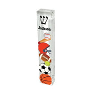 Florida-Funshine Mezuzahs Personalized Acrylic Sports Mezuzah