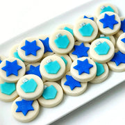 Marzipops Food Hanukkah Dreidel and Star Marzipan Candy Bites