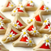 Marzipops Food Purim Daisy Marzipan Hamantaschen