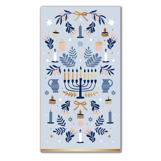 Modern Hanukkah Dinner Napkins by- Set of 20