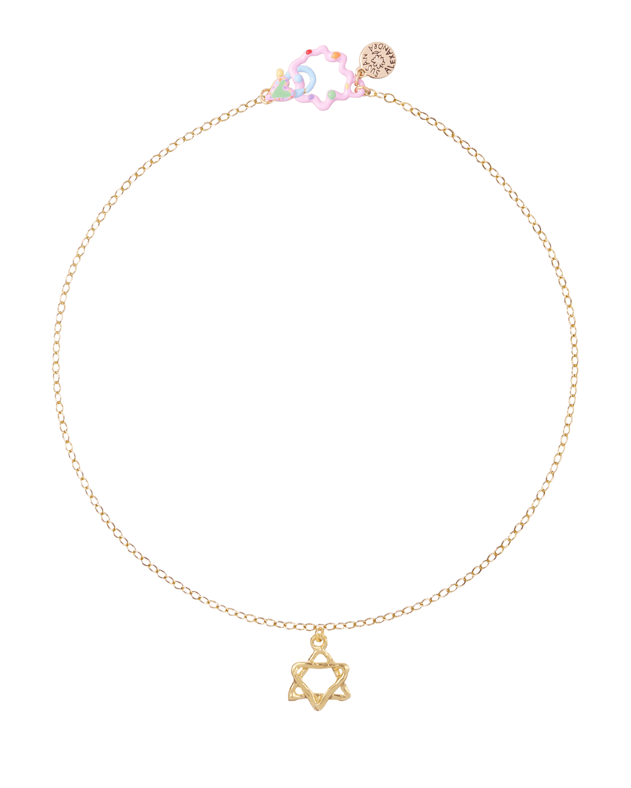 Susan Alexandra Necklaces Bronze/18" Star of David Prayer Necklace by Susan Alexandra - Bronze