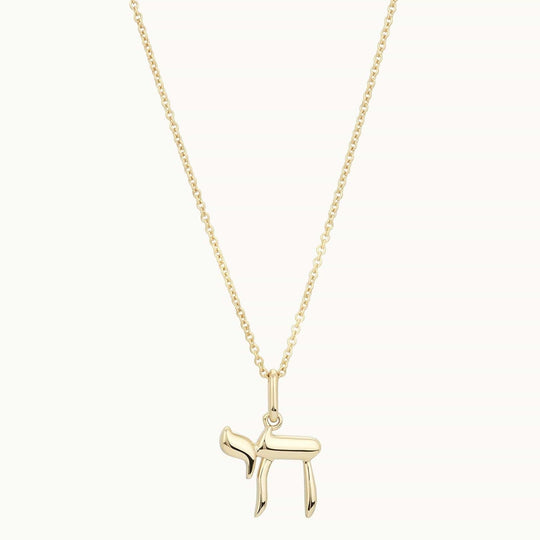 Petit Chai Necklace - 14k Gold